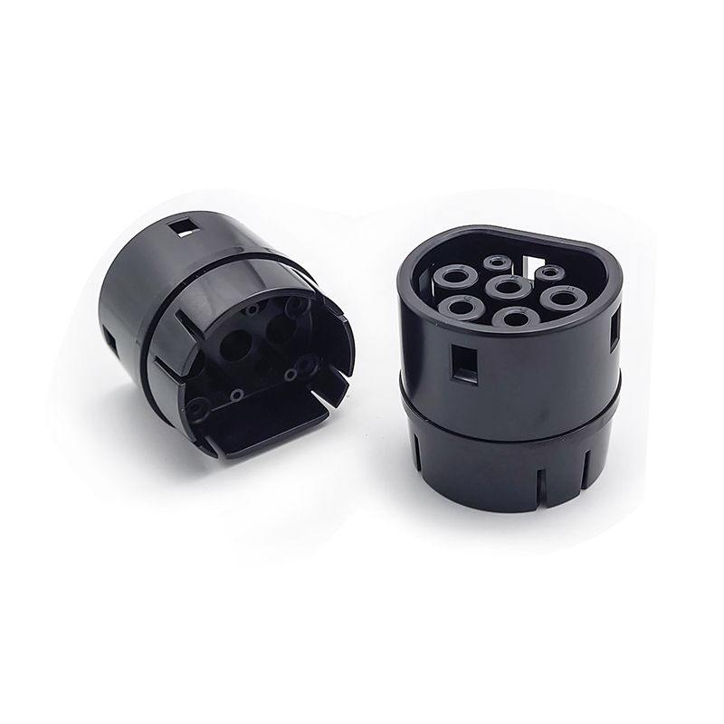 三相插头单相插头国际交流充电枪模具