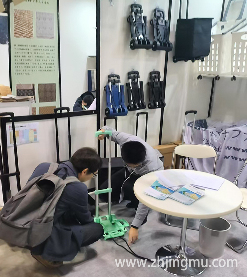 珠海精模携定制化折叠拖车亮相日本家居展 珠海精模携定制化折叠拖车亮相日本家居展